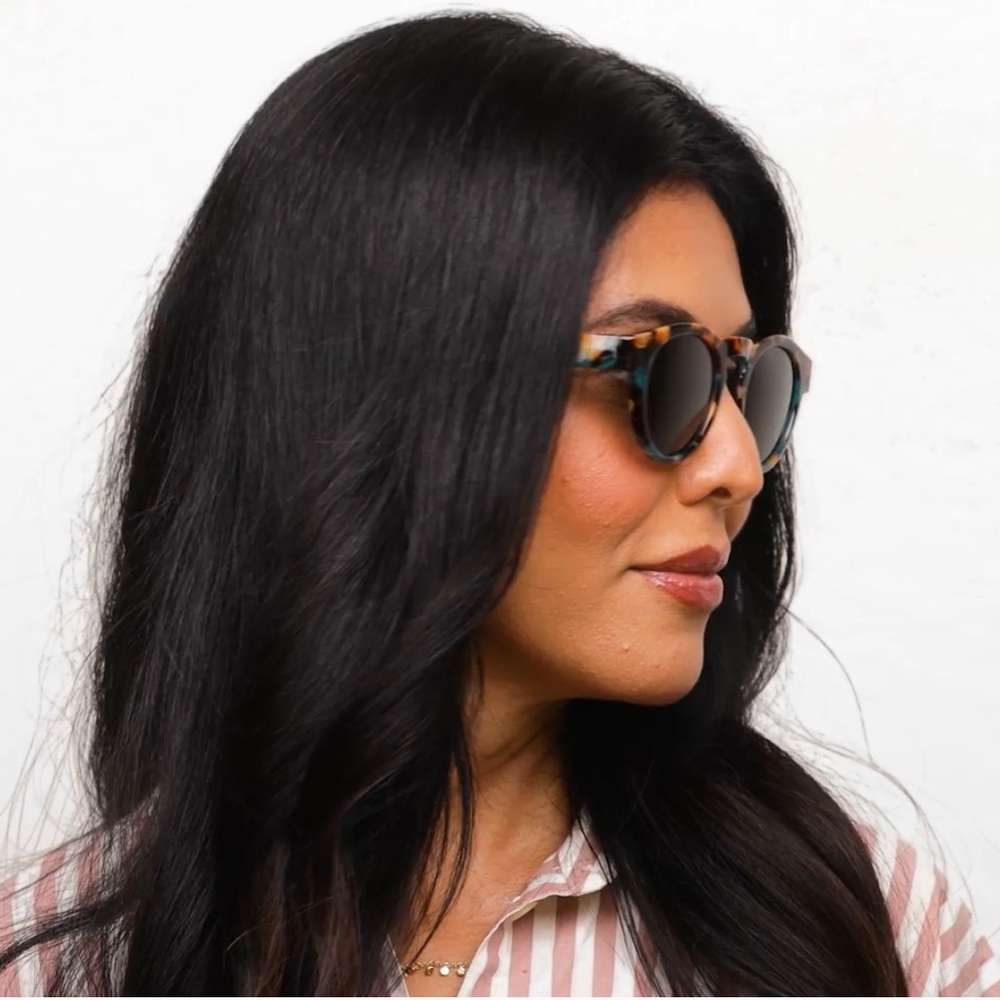 Peepers “Nantucket” bifocal sun-readers in teal botanico /+1.5 readers - NWT - Picture 12 of 16